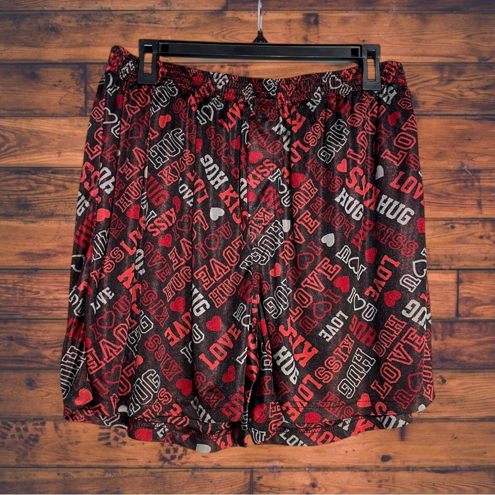 5 for $25🔥Valentines Print‎ Loungewear Pajama Shorts XXL (44-46)